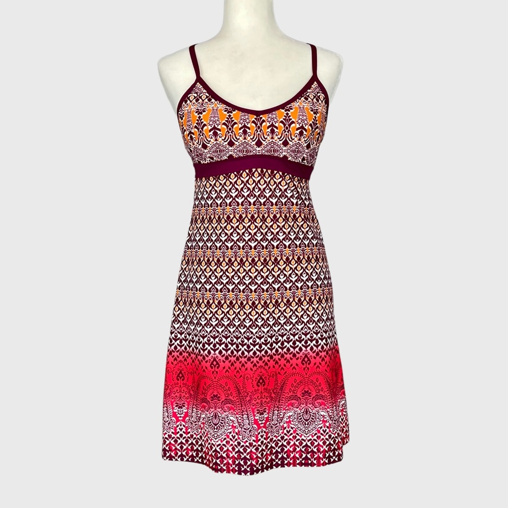 Athleta Womens Shorebreak Swim Dress Sleeveless Grenadine Bombay size XS